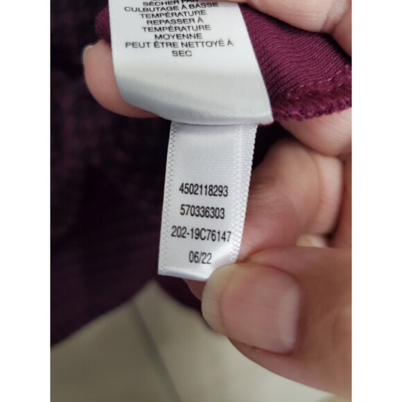 Chico's 100% Cotton Houndstooth Print Boat Neck T-Shirt Size 3 (XL) - Picture 7 of 7